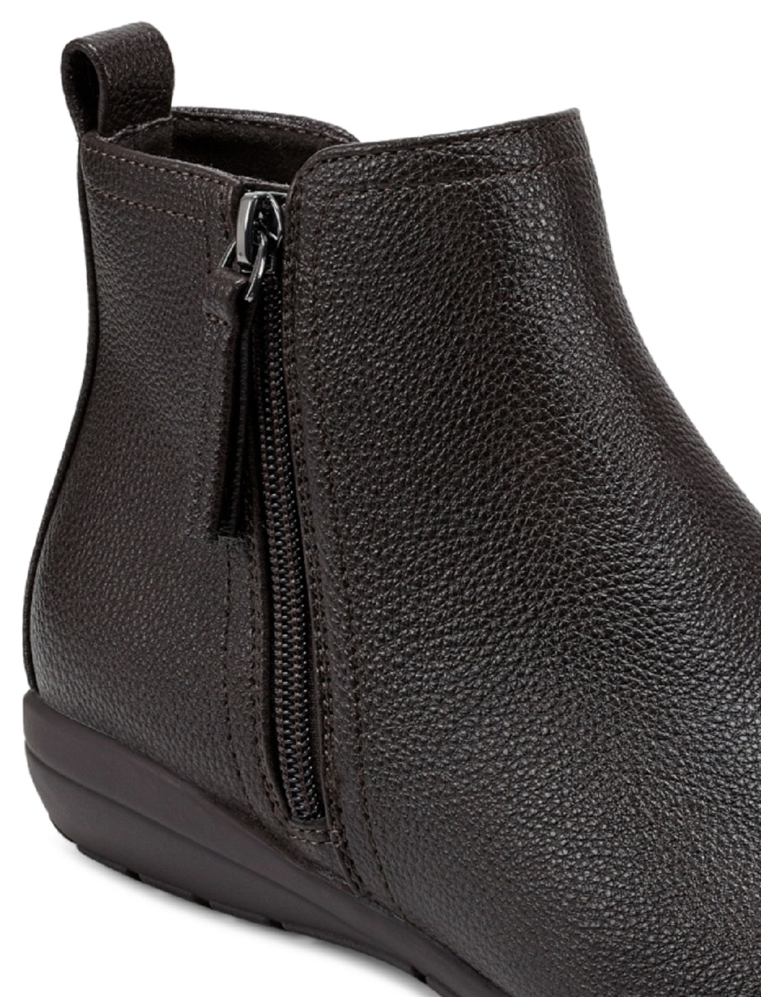 Botas femininas Easy Spirit Aleena Casual bico redondo marrom tamanho 9 W