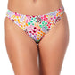 California Waves Junior's Hipster Scoop Bikini Bottoms Maiô Branco Multicolorido