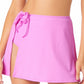 California Waves Junior's Saia Sarong Ribbed Cover Up Maiô Roxo