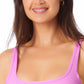 Top de biquíni bralette California Waves Junior, maiô roxo