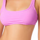 Top de biquíni bralette California Waves Junior, maiô roxo