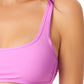 Top de biquíni bralette California Waves Junior, maiô roxo