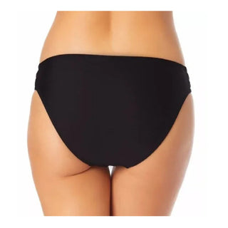 Biquíni California Waves Junior com tiras laterais hipster e maiô preto