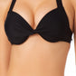 Biquíni com aro push-up California Waves Junior, preto