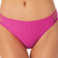 Biquíni California Waves Junior com tiras laterais hipster e maiô roxo