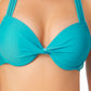 Biquíni com aro push-up California Waves Junior, azul, tamanho grande