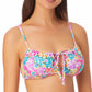 Biquíni California Waves Junior com estampa Keyhole e top maiô branco