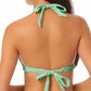 Biquíni com aro push-up estampado California Waves Junior, verde