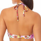 Biquíni California Waves Junior's Handkerchief Halter Top Maiô Branco