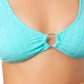 Biquíni California Waves Junior Jacquard Bralette Top Maiô Azul