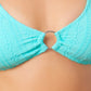 Biquíni California Waves Junior Jacquard Bralette Top Maiô Azul