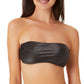 Biquíni California Waves Junior Metallic Shine Bandeau Top Maiô Preto
