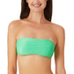 Biquíni California Waves Junior Metallic Shine Bandeau Top Maiô Verde