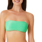 Biquíni California Waves Junior Metallic Shine Bandeau Top Maiô Verde