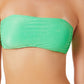 Biquíni California Waves Junior Metallic Shine Bandeau Top Maiô Verde