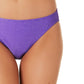 Calcinha de biquíni hipster com brilho metálico California Waves Junior, roxo
