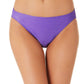 Calcinha de biquíni hipster com brilho metálico California Waves Junior, roxo