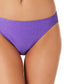 Calcinha de biquíni hipster com brilho metálico California Waves Junior, roxo