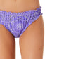 Calcinha de biquíni hipster com estampa floral California Waves Junior, roxo