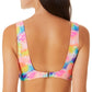 Biquíni bralette com nó tingido California Waves Junior, maiô multicolorido