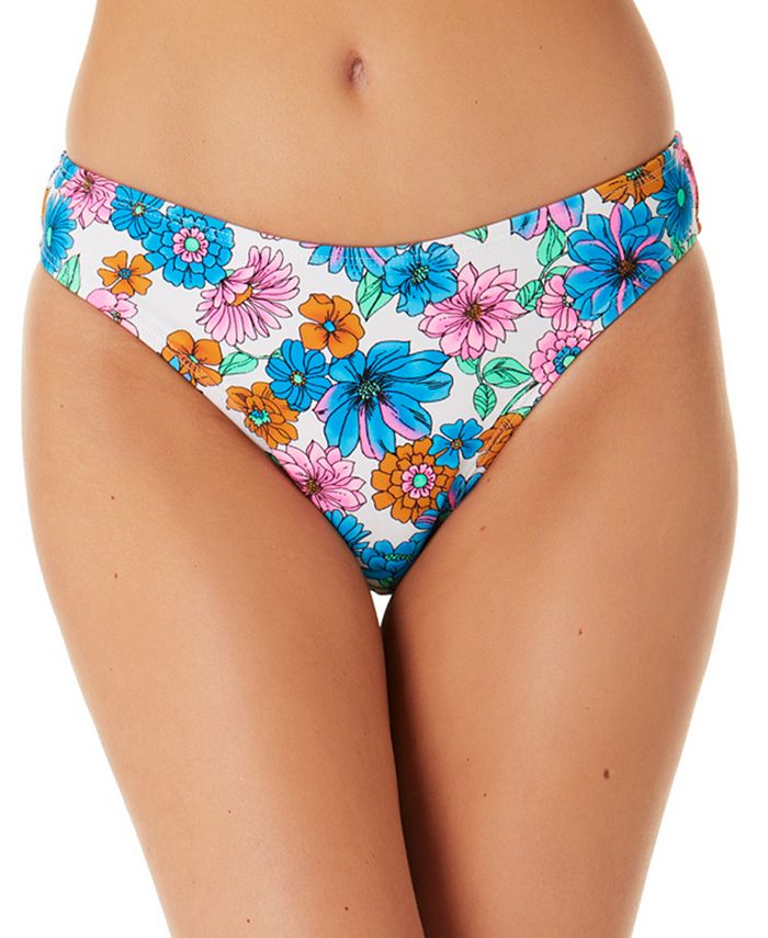 California Waves Feminino Sunsets Hipster Bottoms Maiô Branco Tamanho Grande