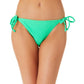Biquíni California Waves Junior com nervuras e amarração lateral, verde