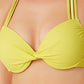 Biquíni com aro push-up California Waves Junior, amarelo