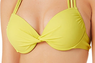 Biquíni com aro push-up California Waves Junior, amarelo