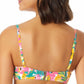 Anne Cole Maiô Feminino Sunshine Floral Estampado com Aro Top Tamanho 38C