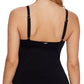Anne Cole Signature Live In Color Triângulo com Aro Top Tankini Feminino Preto Tamanho 34DD