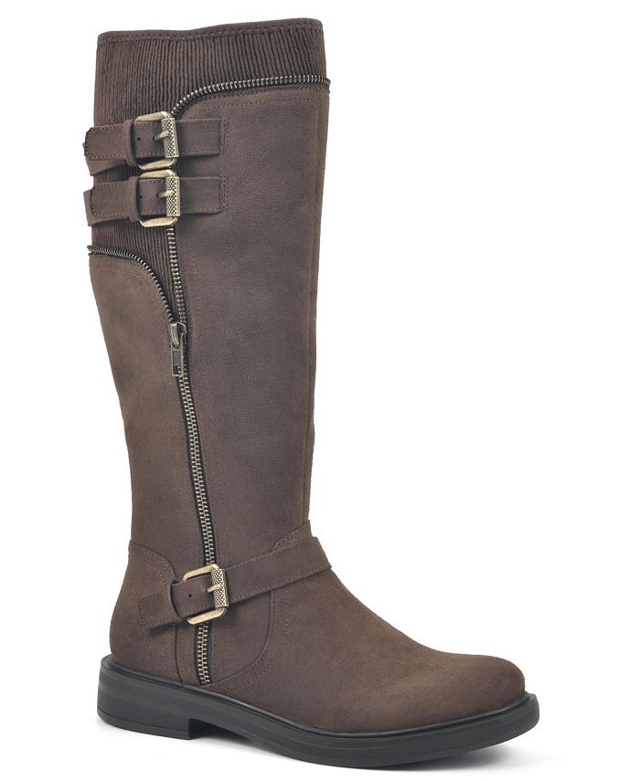 Botas altas femininas Mazed da White Mountain, marrom, tamanho 6 M