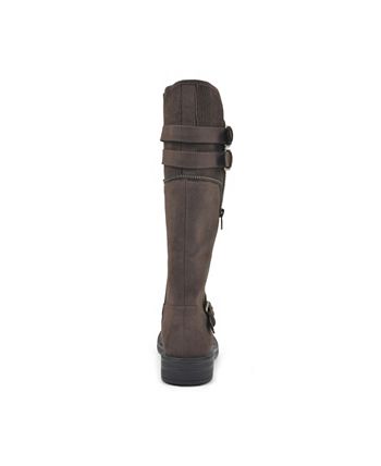 Botas altas femininas Mazed da White Mountain, marrom, tamanho 6 M