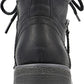 Botas Balance com Cadarço Femininas White Mountain Pretas Tamanho 8 M