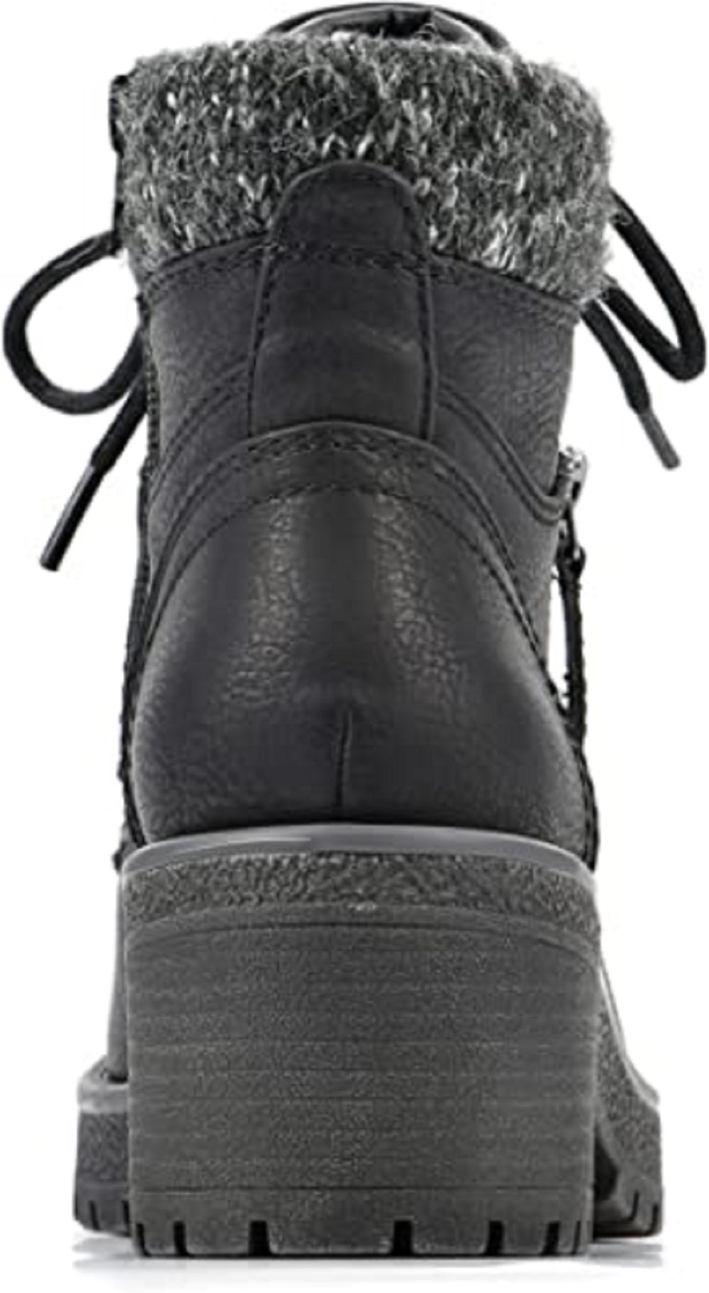 Botas Balance com Cadarço Femininas White Mountain Pretas Tamanho 8 M