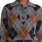 Polo Rails Shae Argyle em Heather Toffee Arglye tamanho grande