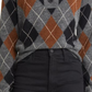 Polo Rails Shae Argyle em Heather Toffee Arglye tamanho grande