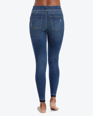Spanx - Calça Jeans Skinny Desgastada Feminina