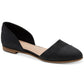 Sapatos baixos Toms Jutti D'orsay femininos, pretos, tamanho 10