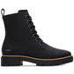 Bota Toms Alaya com cadarço feminina, preta, tamanho 8M