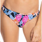 Roxy Tropical Oasis Smock Bikini Bottom Maiô Feminino Preto Tamanho X-G