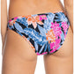 Roxy Tropical Oasis Smock Bikini Bottom Maiô Feminino Preto Tamanho X-G