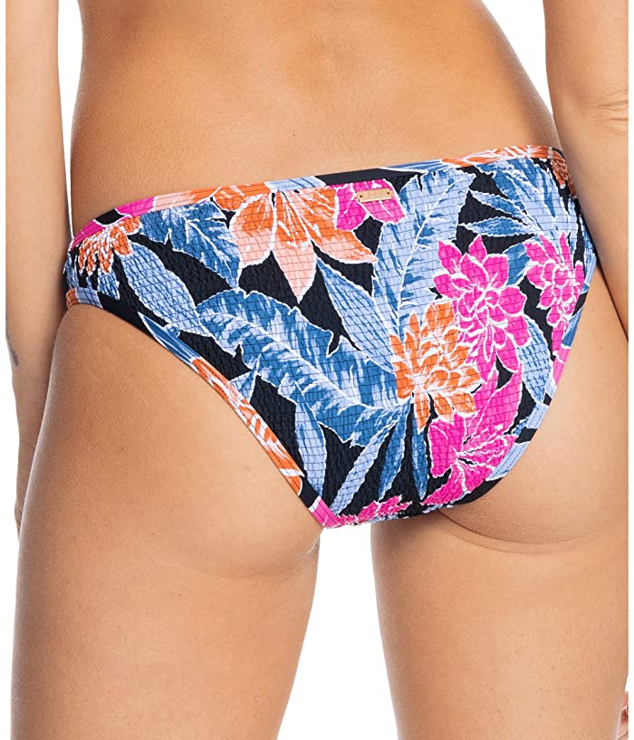 Roxy Tropical Oasis Smock Bikini Bottom Maiô Feminino Preto Tamanho X-G