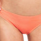 Calcinha de biquíni Roxy Junior's Beach Classics, laranja, tamanho M