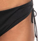Biquíni Roxy Beach Classics com amarração lateral e estampa hipster, preto, feminino