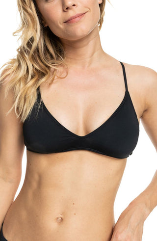 Biquíni Triângulo Atlético Roxy Beach Classics Feminino Preto Tamanho Médio