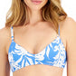 Top de biquíni Roxy Love The Perfect Feminino Azul Tamanho Grande