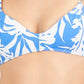 Top de biquíni Roxy Love The Perfect Feminino Azul Tamanho Grande