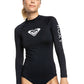 Rashguard Roxy Feminino Whole Hearted Manga Longa Preto Tamanho X-G
