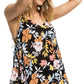 Vestido curto de praia feminino Roxy, preto, tamanho médio