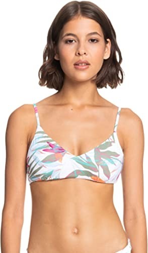 Top de biquíni Roxy Beach Classics feminino branco